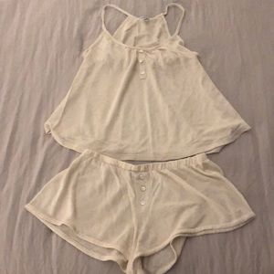 Cream Sleep Set
